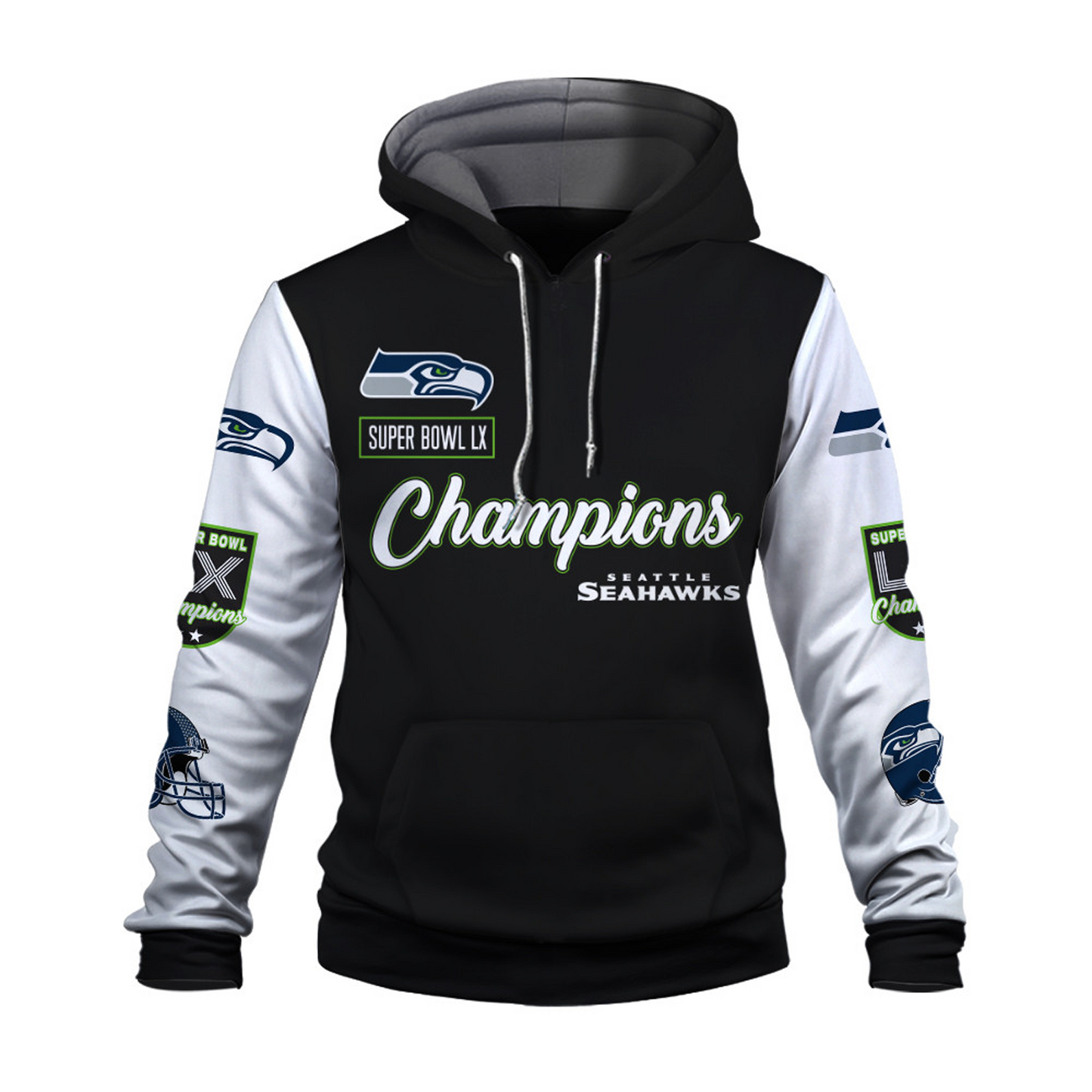 SEA x AFC Champions 3D Hoodie V6 DATND TANTD