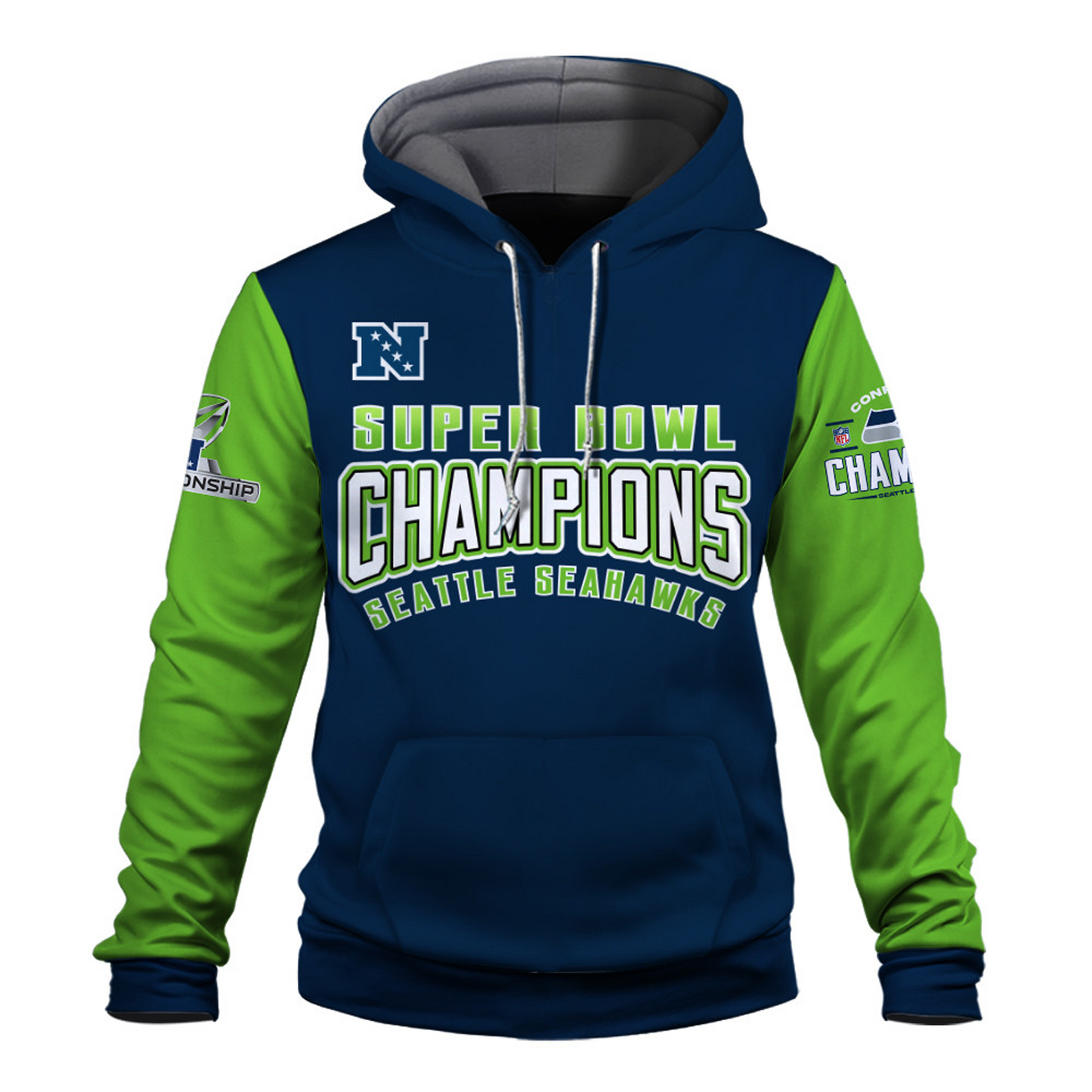 SEA x AFC Champions 3D Hoodie V7 DATND TANTD
