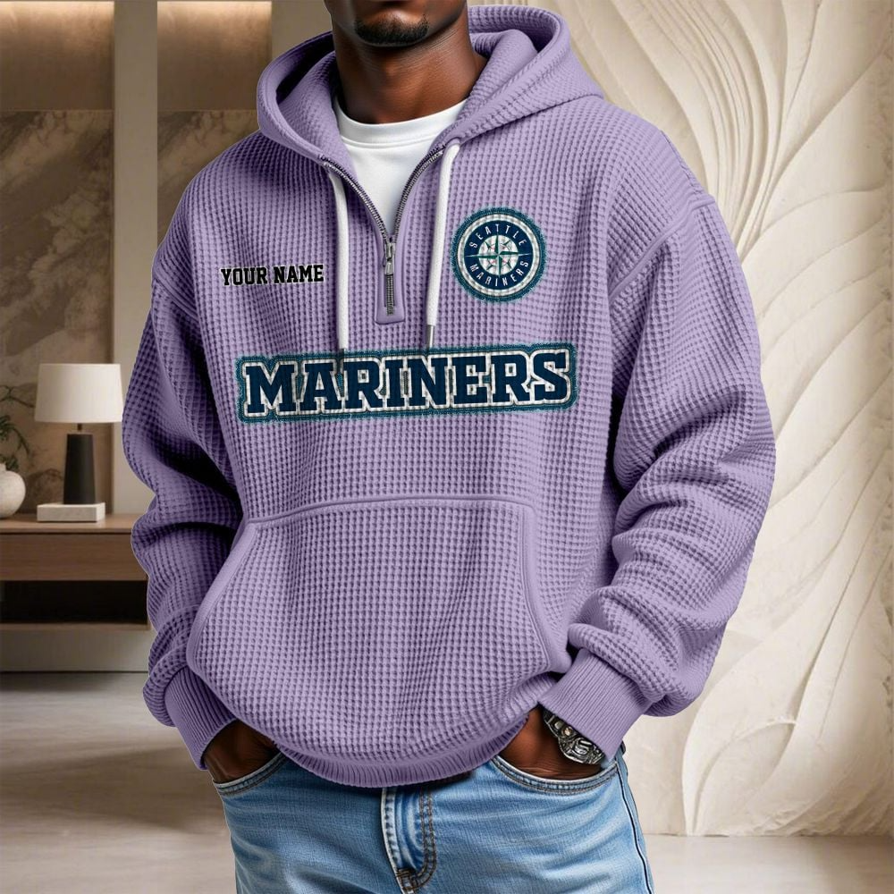 SEA x MLB Waffle Hoodie DATND TANTD