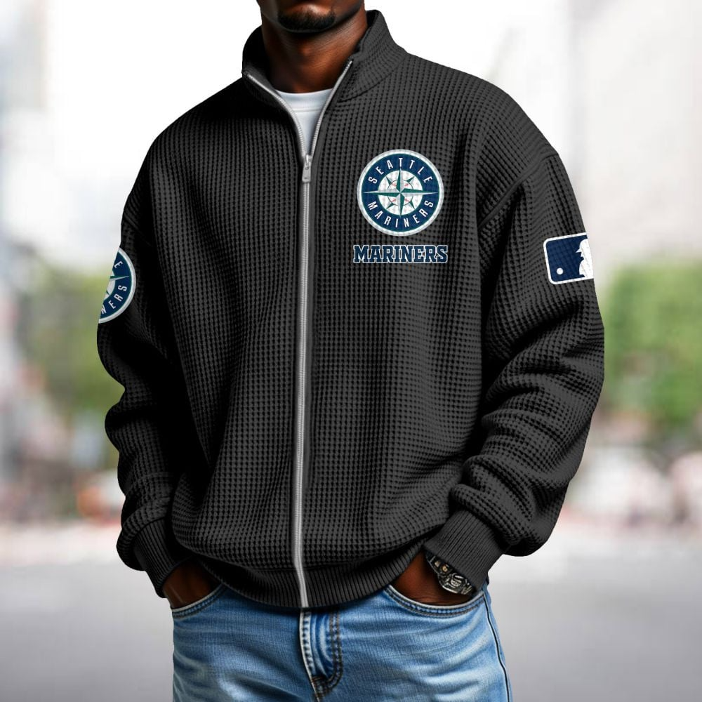 SEA x MLB Waffle Zip-Up Sweatshirt DatND DVT