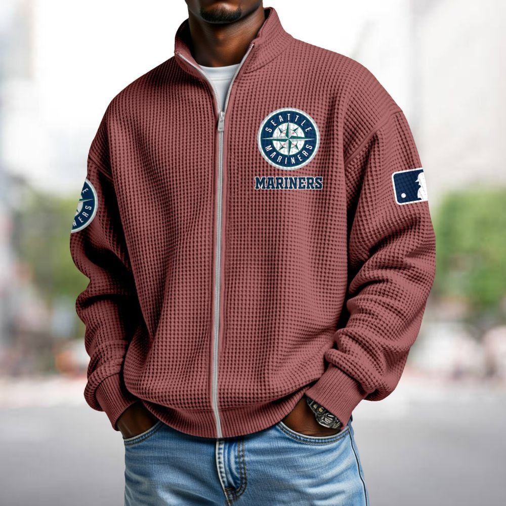 SEA x MLB Waffle Zip-Up Sweatshirt DatND DVT