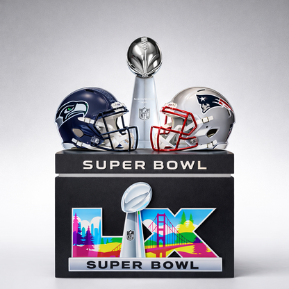 SEA x NE Super Bowl LX 2025 Acrylic 0302 DatND DVT