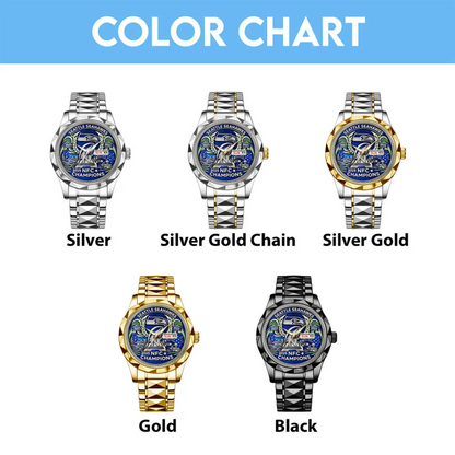 SEA x NFL 2025 NFC Champions Alloy Luxury Quartz Watch V1DatND DVT