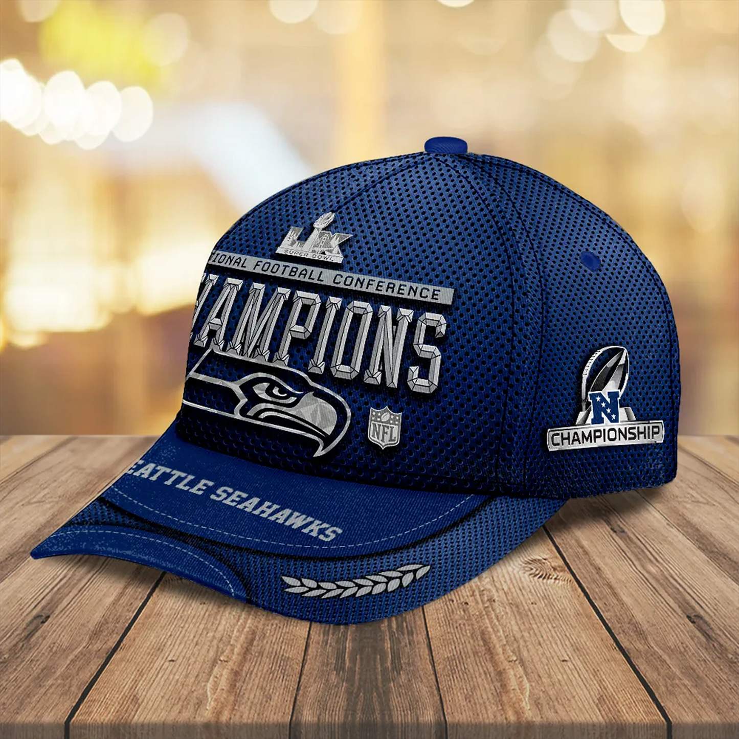 SEA x NFL 2025 NFC Champions Classic Cap V1DatND DVT