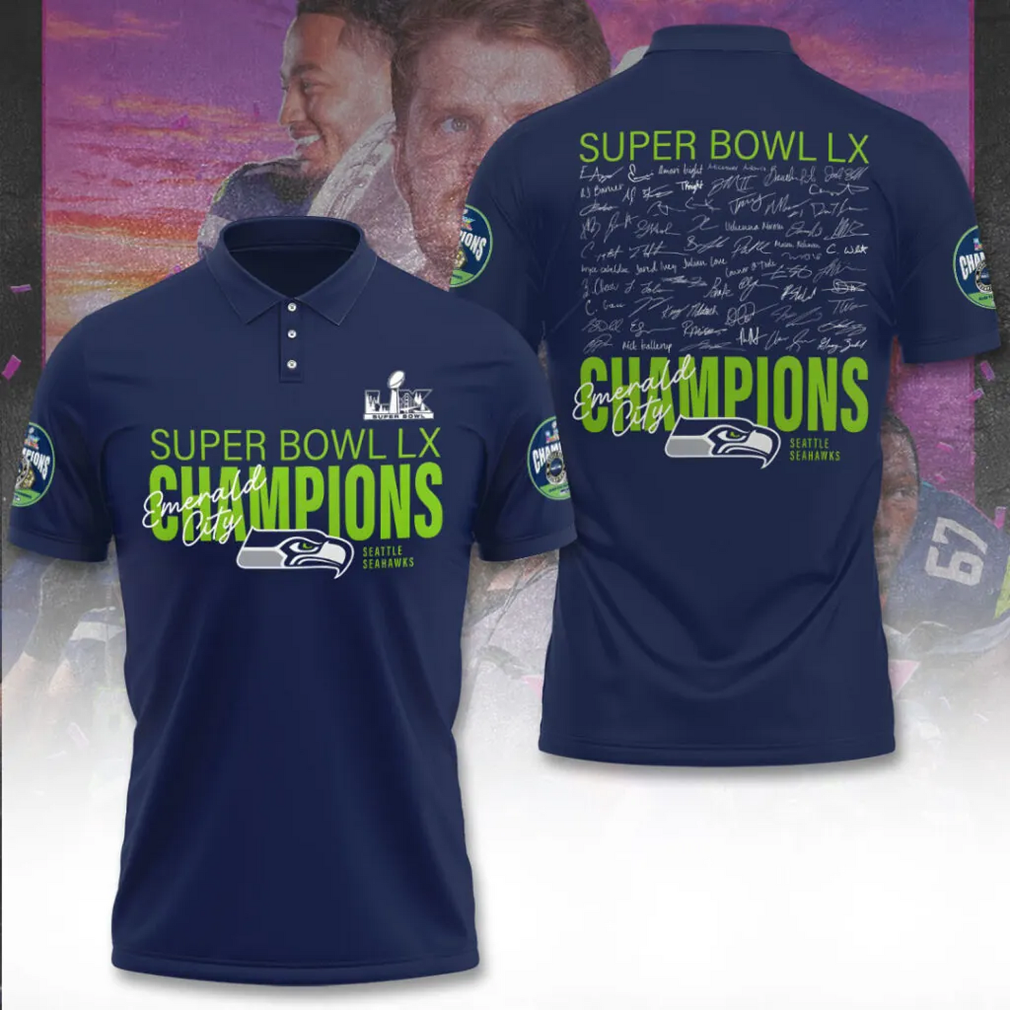 SEA x NFL 2025 Super Bowl LX Champions 3D Apparel V2 DatND DVT