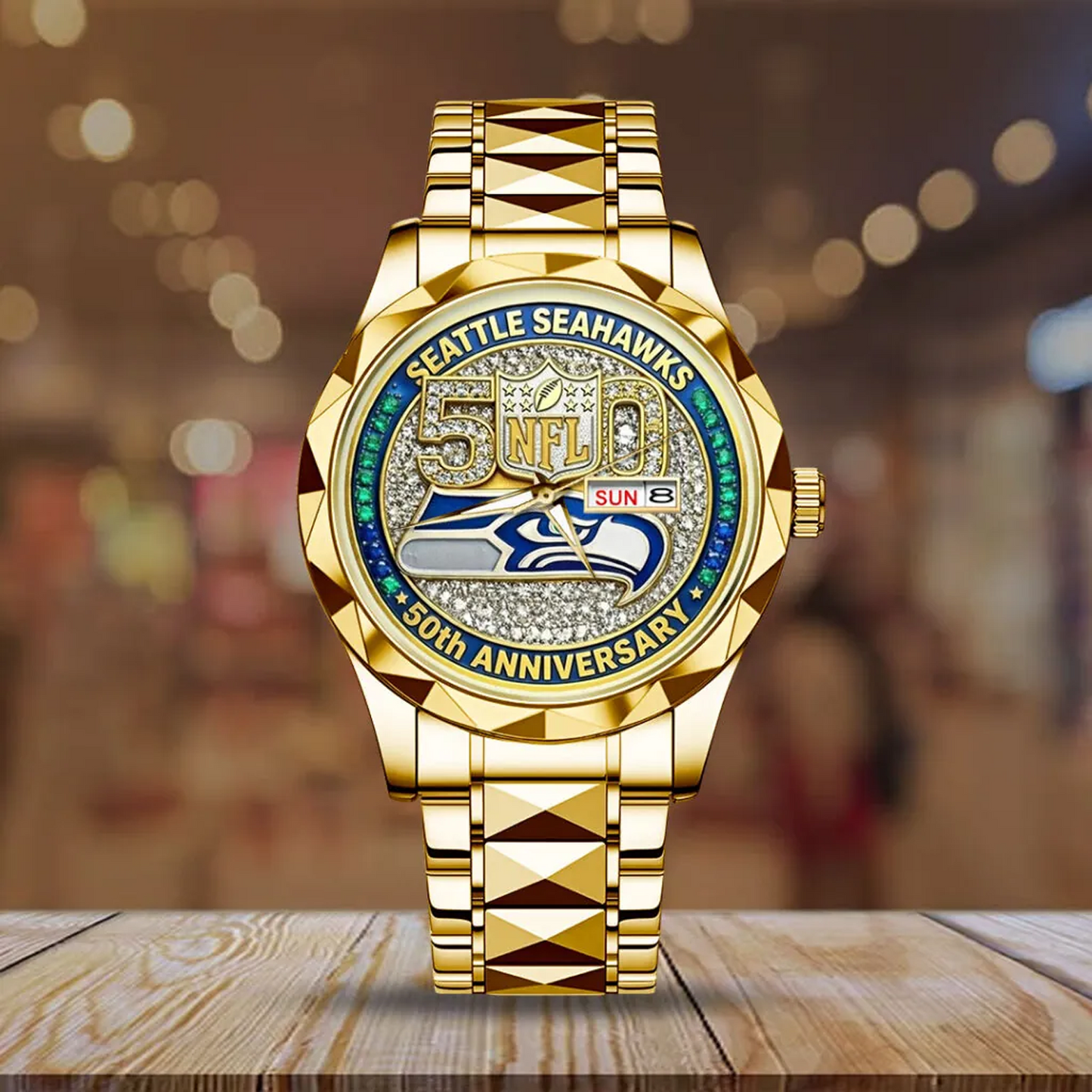 SEA x NFL 50th Anniversary 2026 Alloy Luxury Quartz Watch V1 DatND DVT