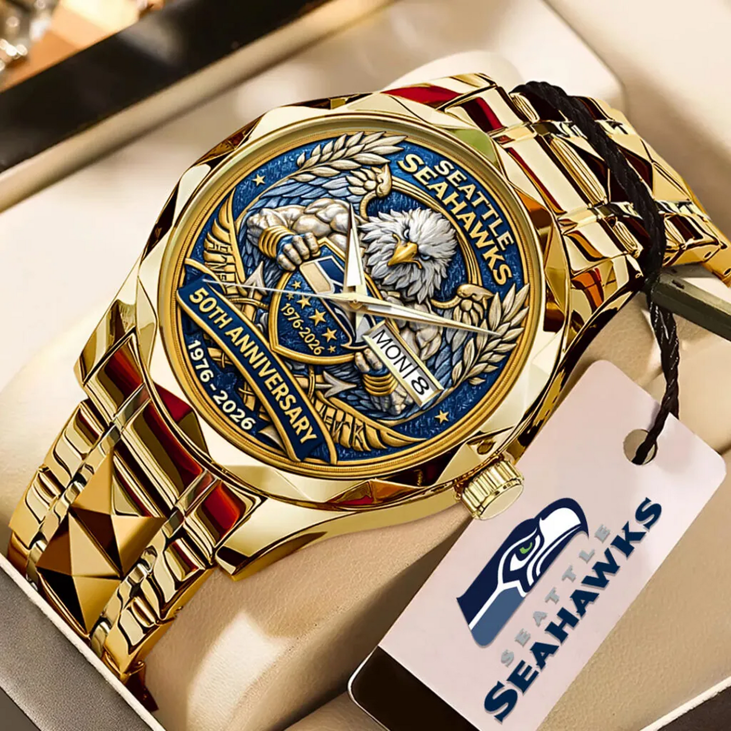 SEA x NFL 50th Anniversary 2026 Alloy Luxury Quartz Watch V2 DatND DVT