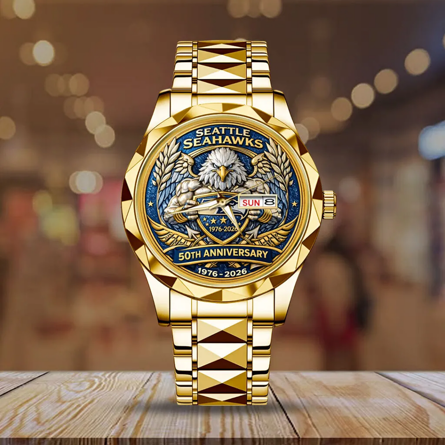 SEA x NFL 50th Anniversary 2026 Alloy Luxury Quartz Watch V2 DatND DVT