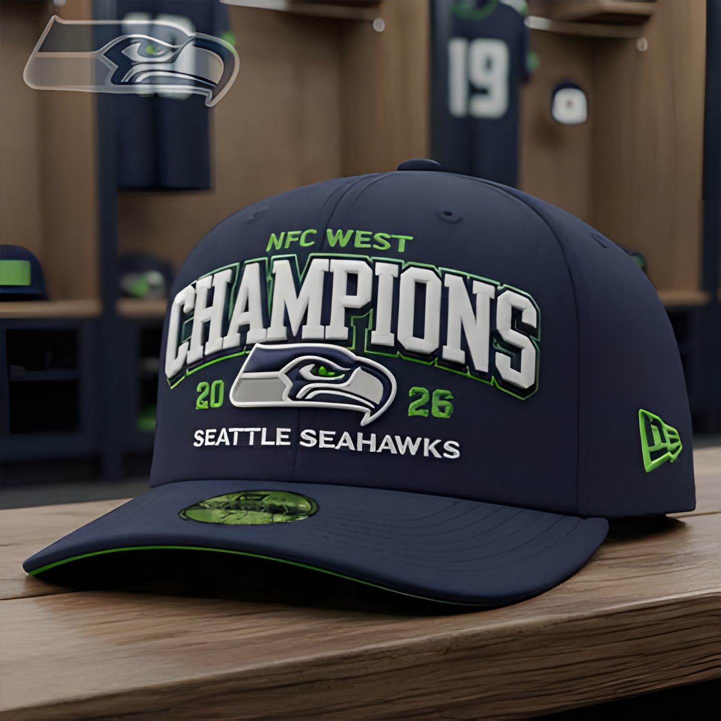 SEA x NFL Champion Cap V2 DATND TANTD