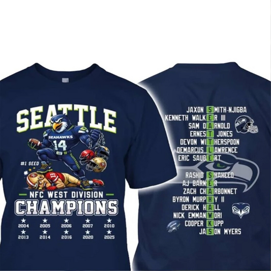 SEA x NFL Champion T-Shirt V5 DATND TANTD