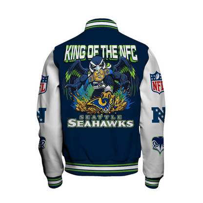 SEA x NFL Champions 2025 Varsity Jacket V12 DATND TANTD