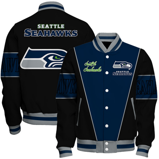 SEA x NFL Champions 2025 Varsity Jacket V3 DATND TANTD