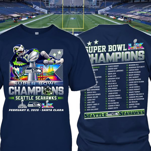 SEA x NFL Champions Shirt DATND TANTD
