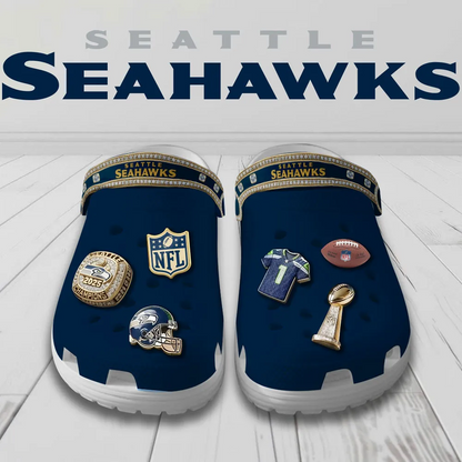 SEA x NFL Custom Clogs V1DatND DVT
