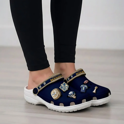 SEA x NFL Custom Clogs V1DatND DVT