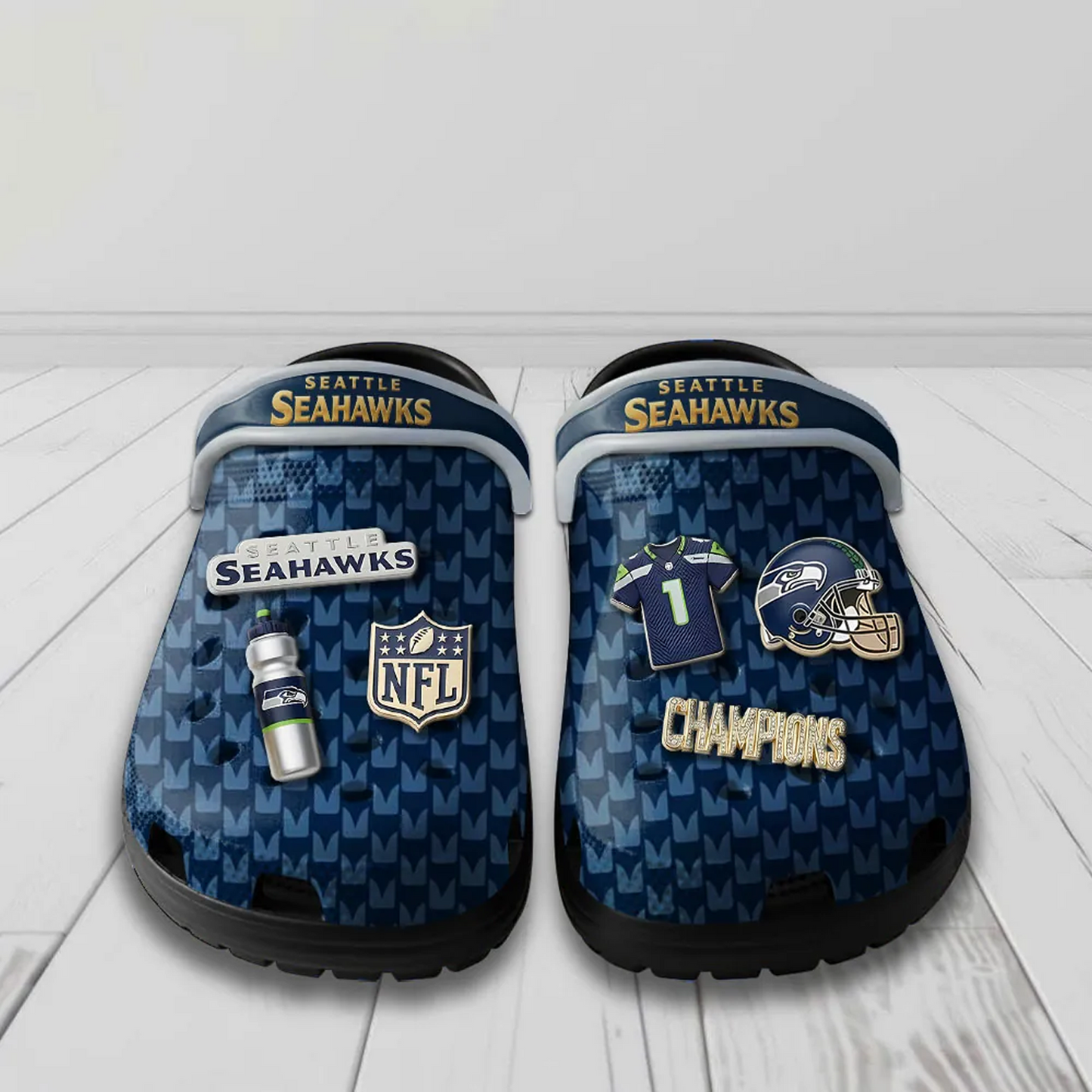 SEA x NFL Custom Clogs V3DatND DVT