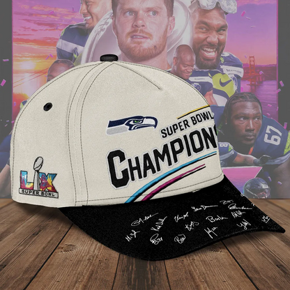 SEA x NFL Super Bowl LX Champions Classic Cap V6 DatND DVT
