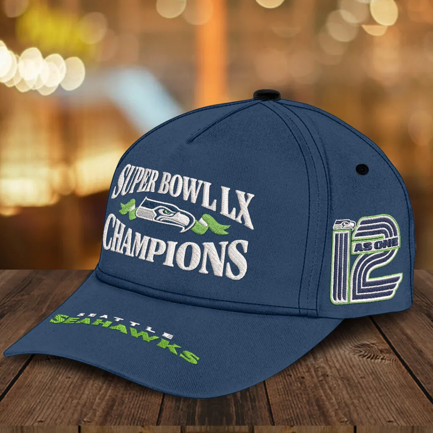 SEA x NFL Super Bowl LX Champions Classic Cap V7 DatND DVT