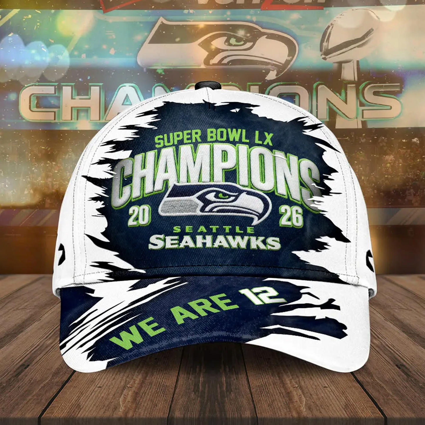 SEA x NFL Super Bowl LX Classic Cap V4 DatND DVT