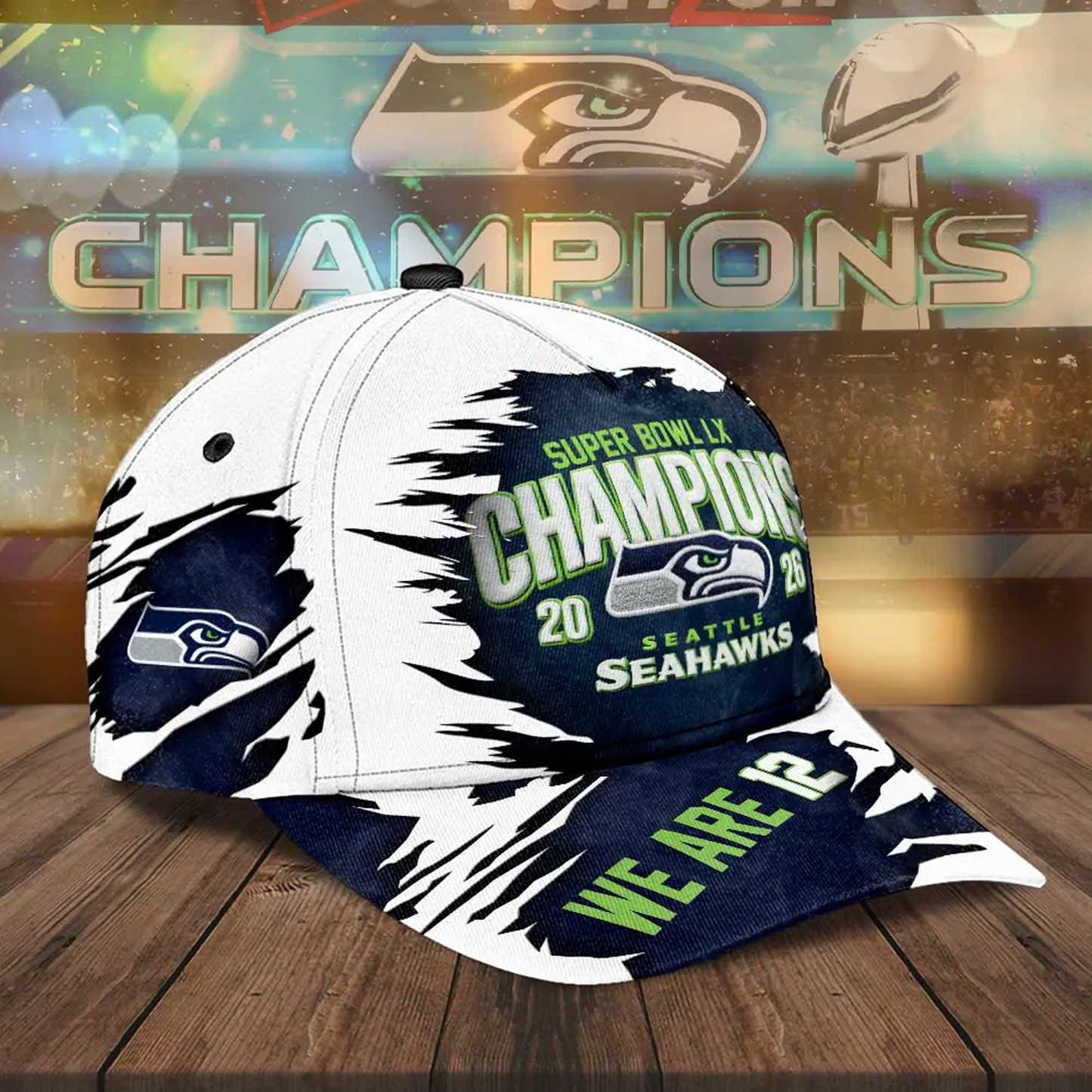 SEA x NFL Super Bowl LX Classic Cap V4 DatND DVT