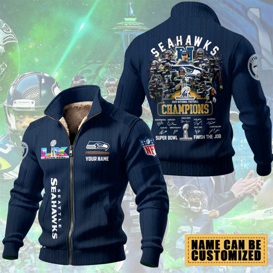 SEA x NFL Thick Knit Fleece Jacket V1DatND DVT