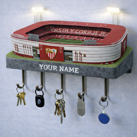 SEV Premium La Liga Wood Key Hanger DDT NTL