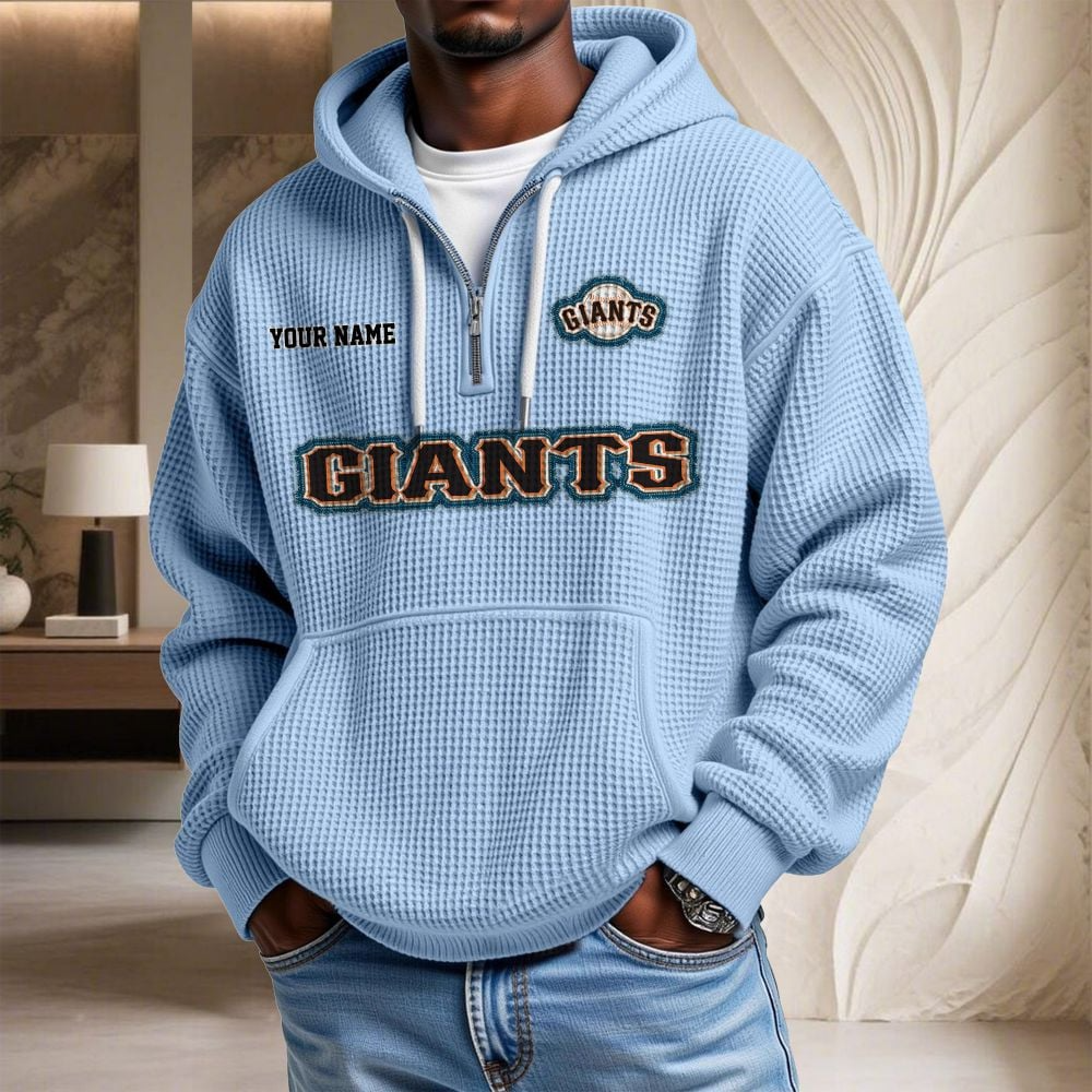 SF x MLB Waffle Hoodie DATND TANTD