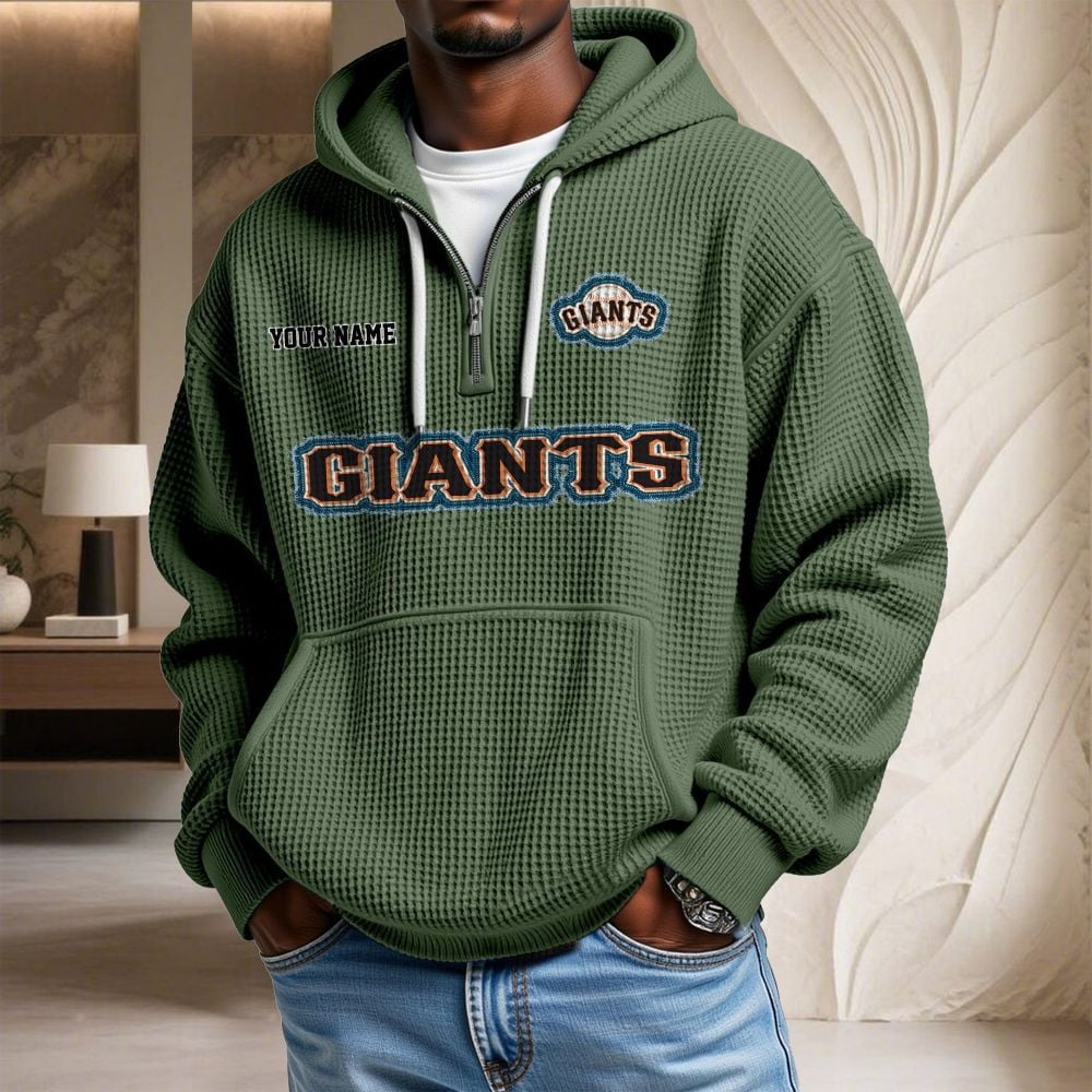 SF x MLB Waffle Hoodie DATND TANTD