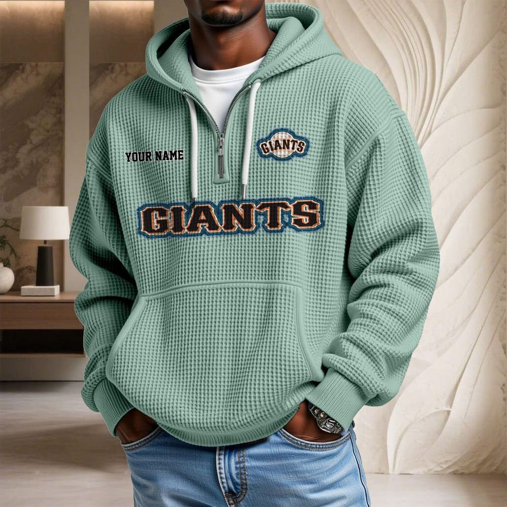 SF x MLB Waffle Hoodie DATND TANTD