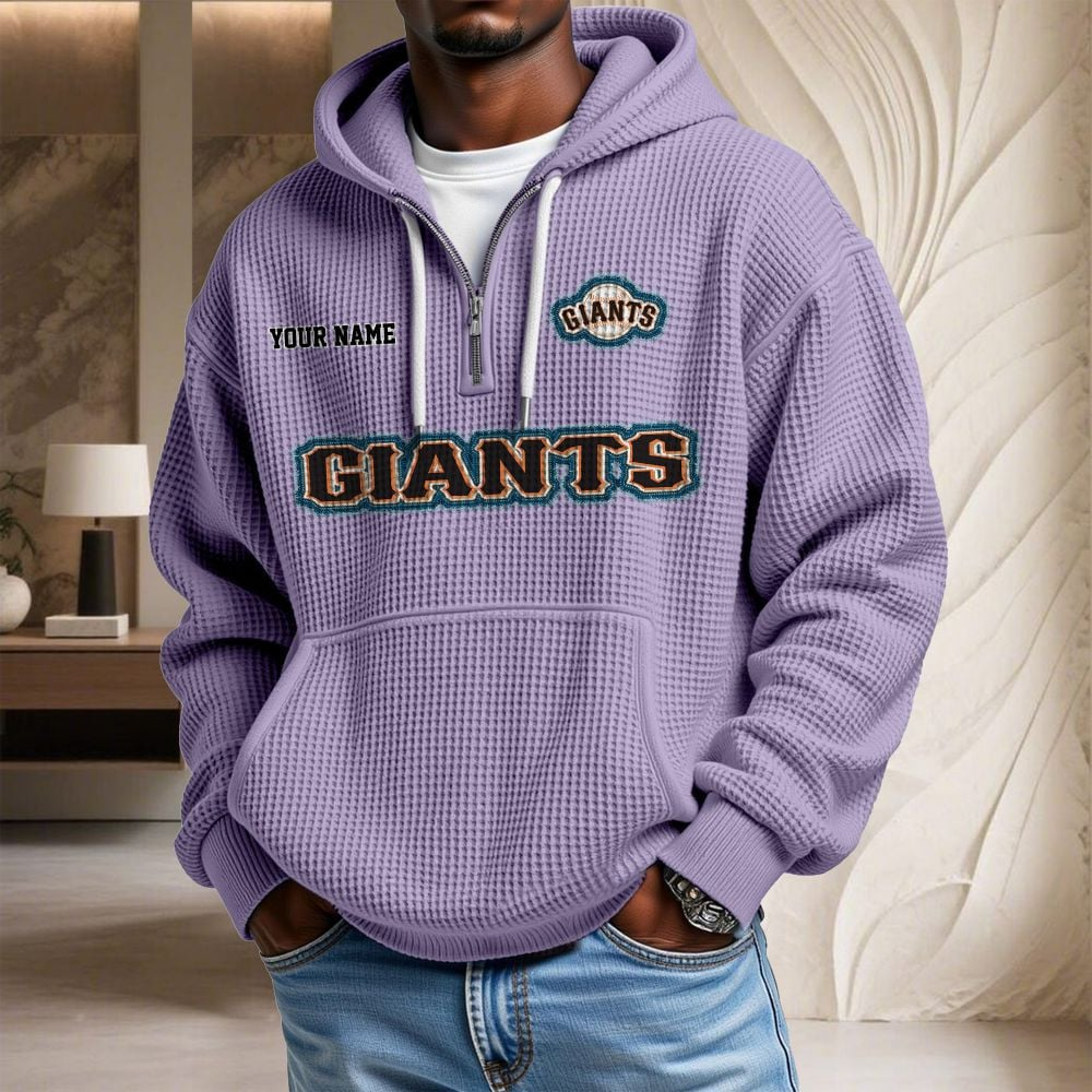 SF x MLB Waffle Hoodie DATND TANTD