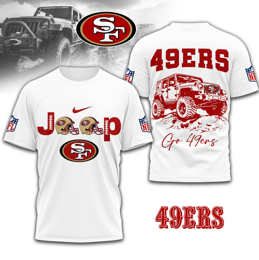 SF49 Premium NFL Jeep 3D Shirt DDT NTL