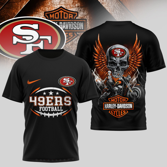 SF49 Premium NFL Motorcycle 3D Shirt DDT 090626 HLPHUONG
