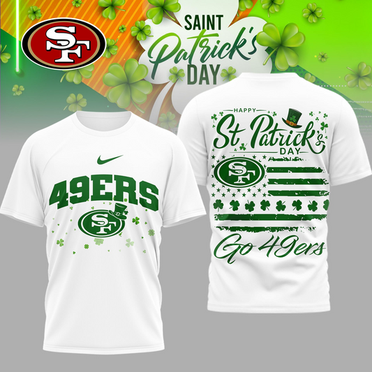 SF49 Premium NFL St. Patricks Day 3D Shirt DDT CTND