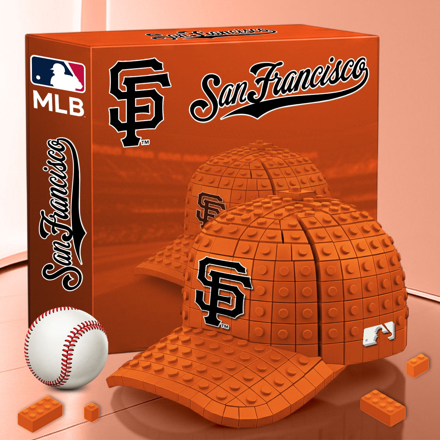 MLB 3D Baseball Cap Block Set V1 NAK PTTD
