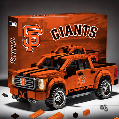 MLB 3D Racing Truck Model Building Block Set 0112 V1 NAK NHM