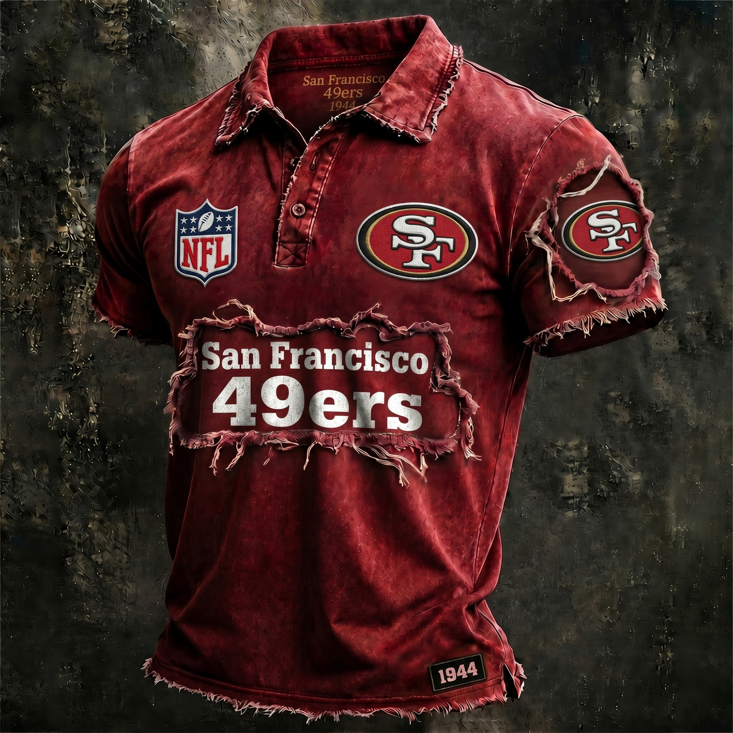 SF NFL Premium V-Neck T-shirt Gift For Fans 0306 NAK DATND NHT
