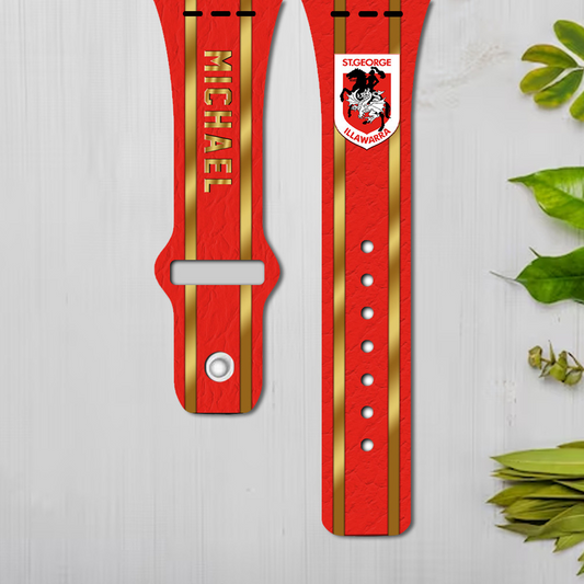 SGI X PREMIUM NRL New Apple Watch Band Custom Name NDT NHT