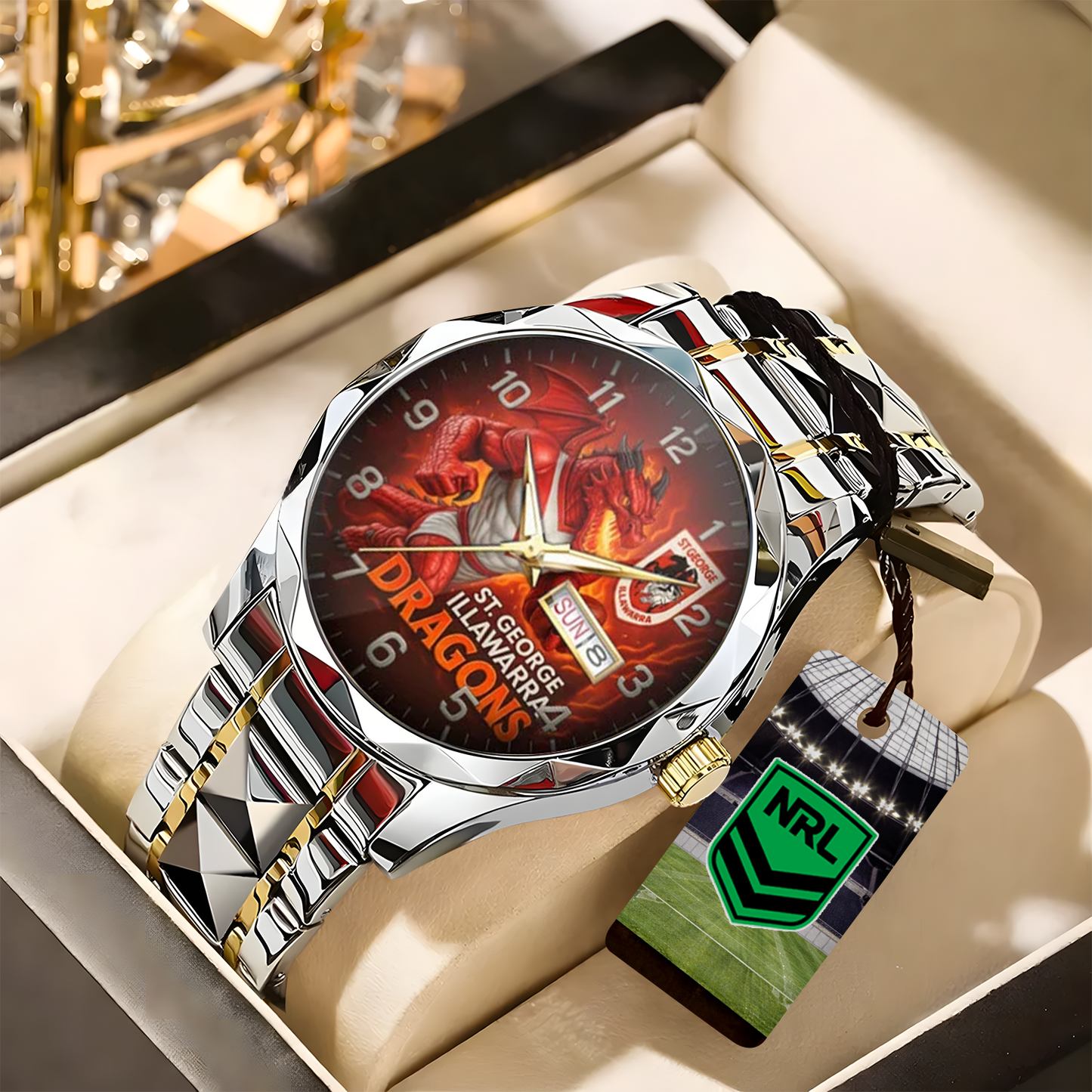 SGI X PREMIUM NRL New Mascot Luxury Hand Watch 2026 NDT NHT
