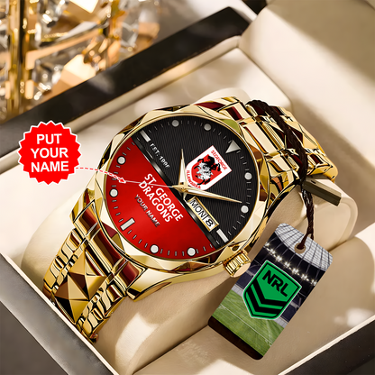 SGI X Premium Nrl Alloy Luxury Quartz Watch Limited Edition NDT NHT