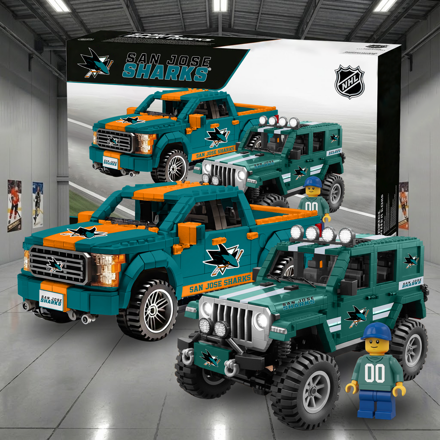 NHL Team Off-Road Vehicles and Hockey Racing Trucks V1 NAK NHT