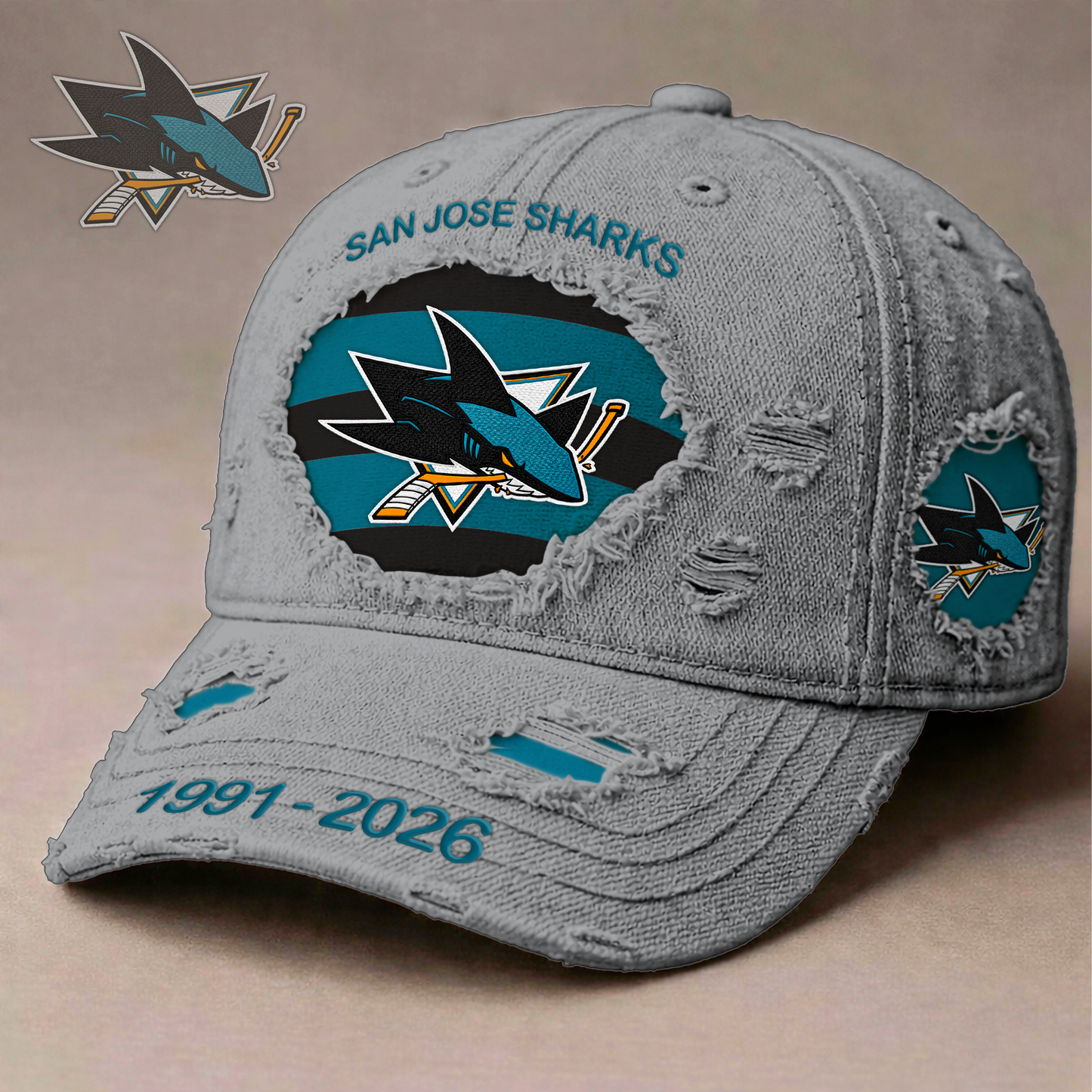 SJS x NHL Premium Classic Cap DDT CTND