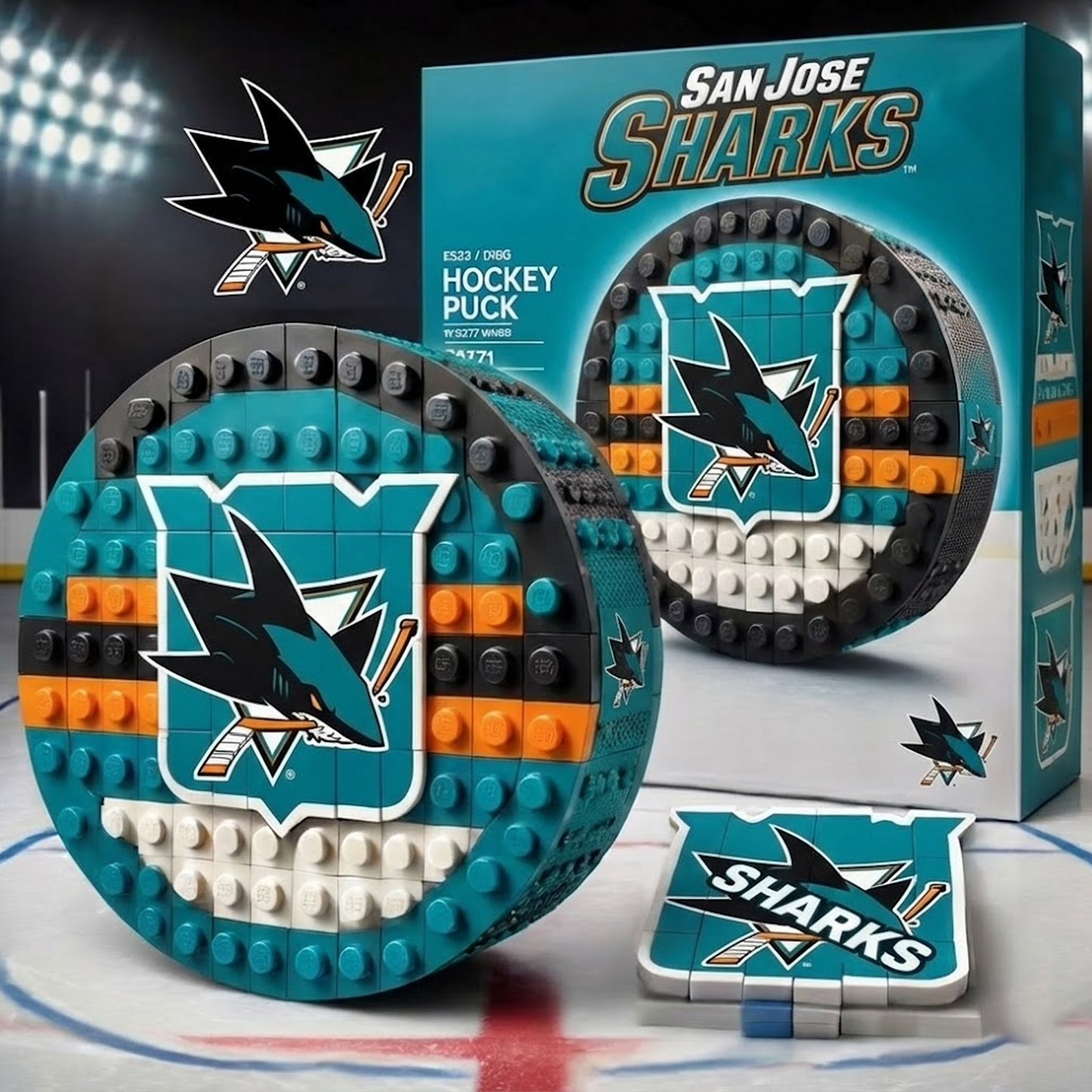 NHL Hockey Game Building Blocks 0512 DDT CTND