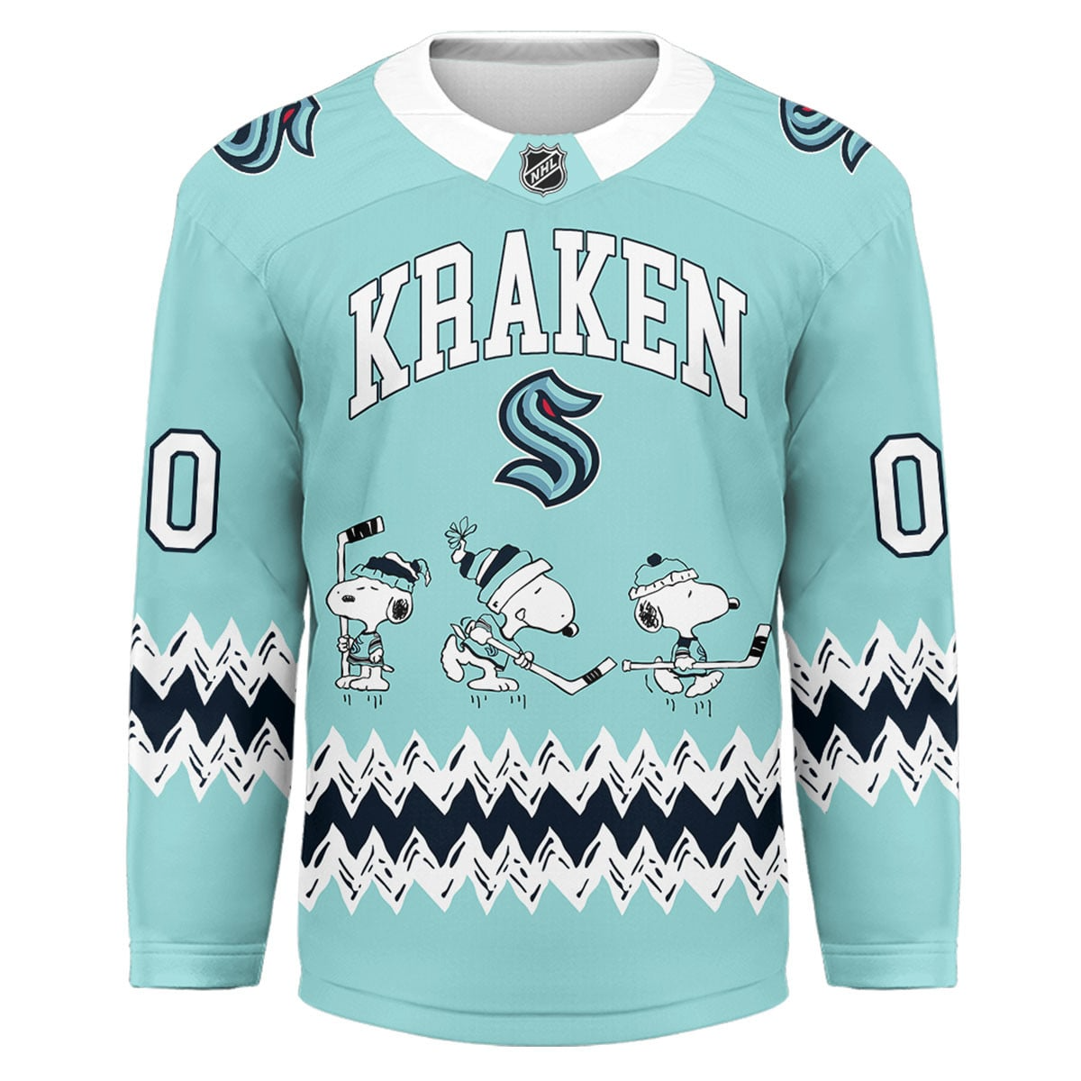 SK Premium NHL Snoopy Personalized Hockey Jersey DDT CTND