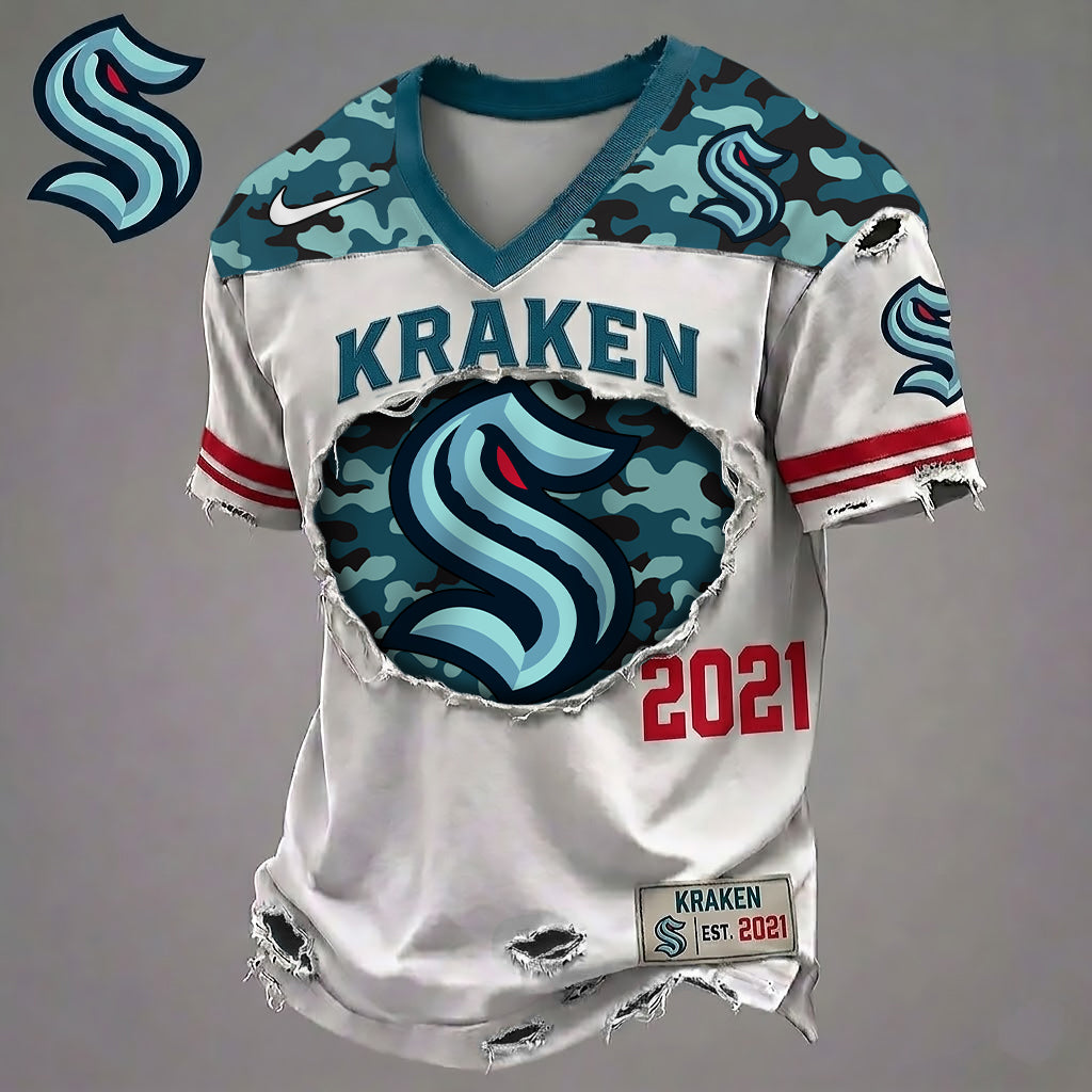 SK x NHL Luxury Camo Classic T-shirt DDT 020626 TTTZ