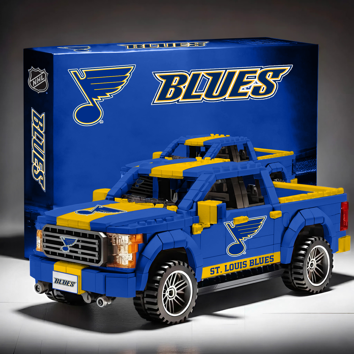 SLB NHL 3D Racing Truck Model Building Block Set V1 NAK NHT