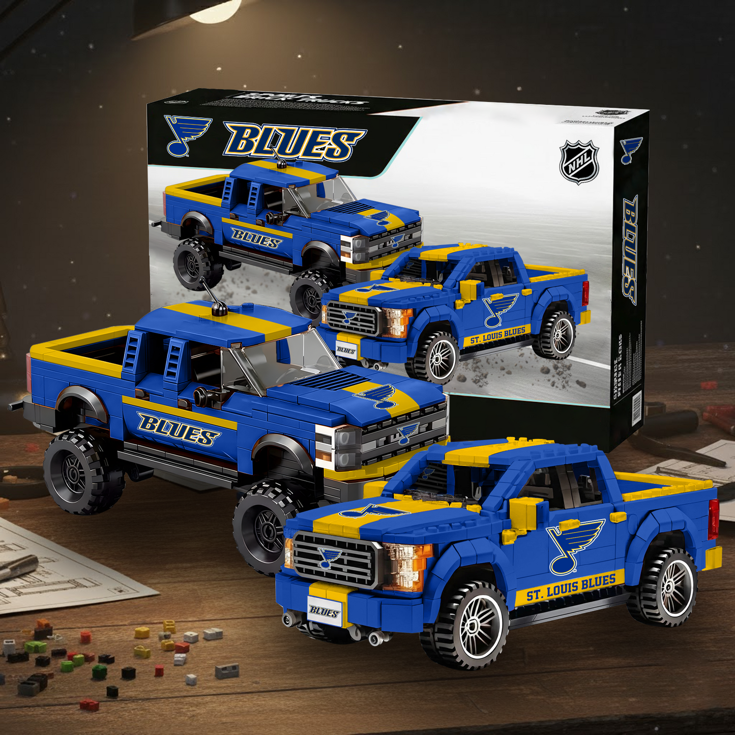 NHL Raptor Pickup Truck and Hockey Racing Trucks V1 NAK NHT