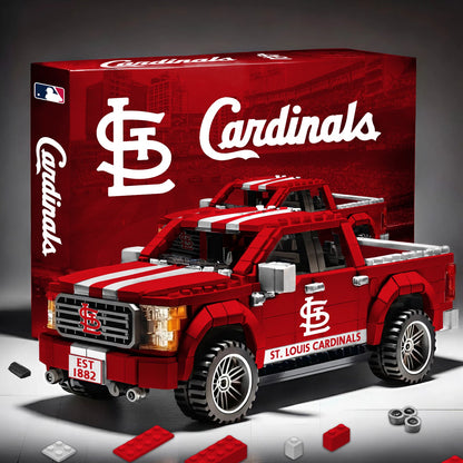 MLB 3D Racing Truck Model Building Block Set 0112 V1 NAK NHM