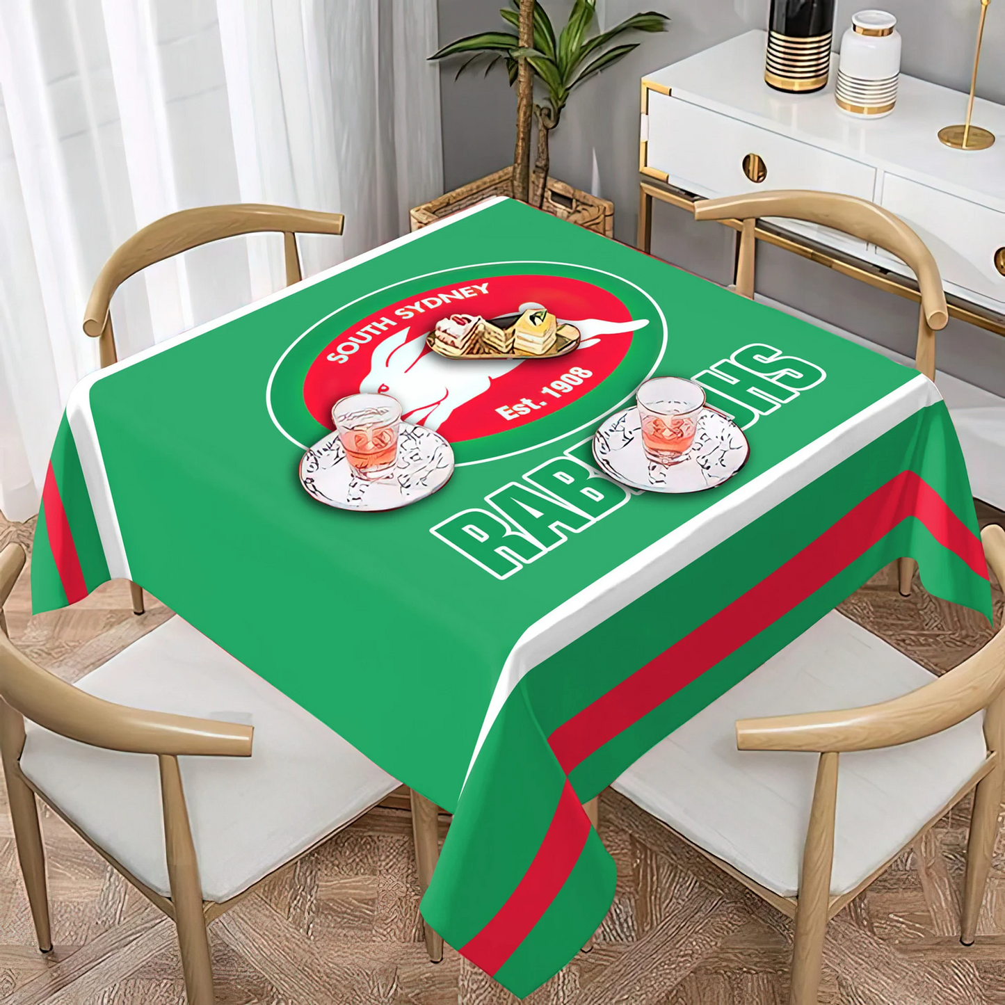 SOU Premium NRL Square Tablecloth For Fan NDT NHT