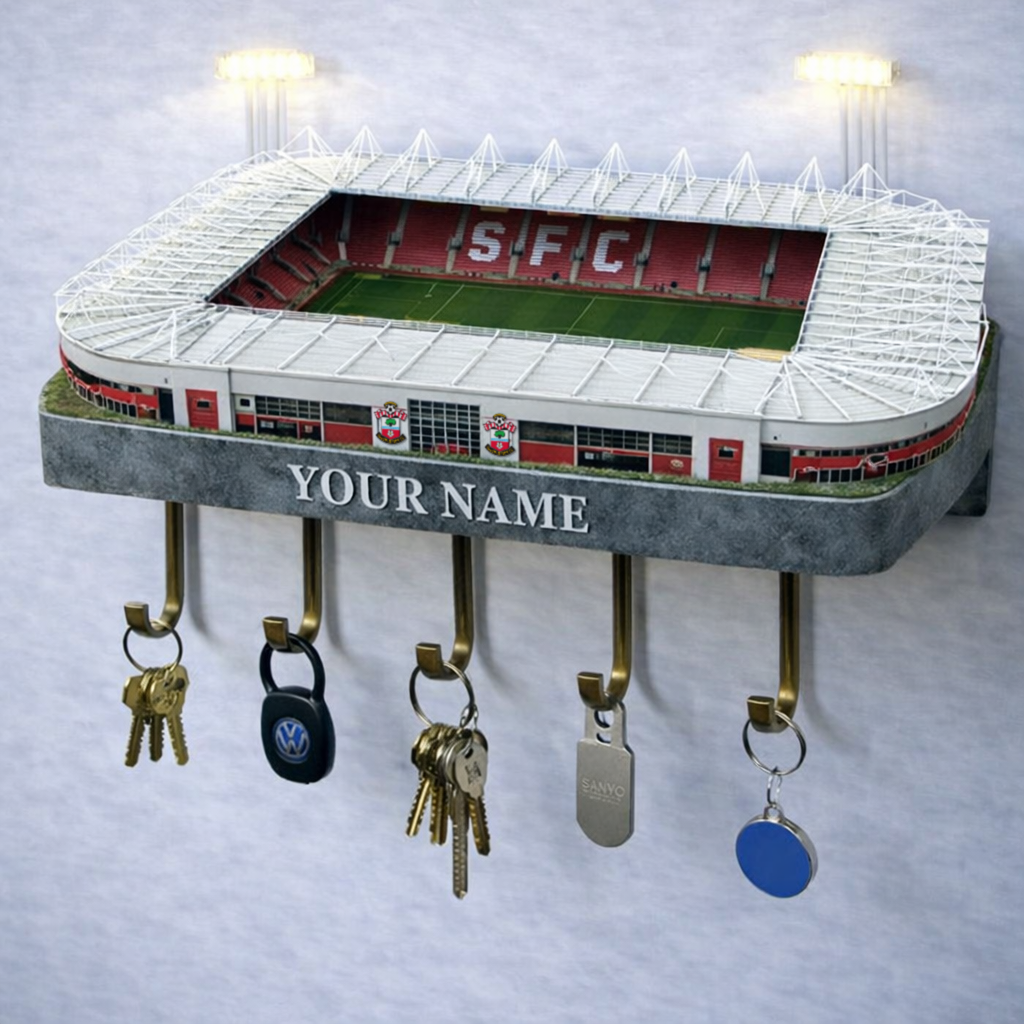 SOU Stadium Premium EFL Wood Key Hanger DDT NTL