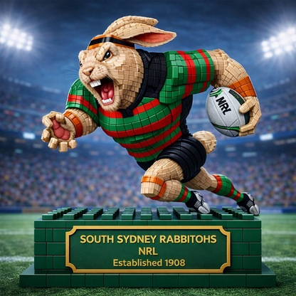 SOU X Premium NRL Special Mascot Acrylic Block Plaque Limited Editions NDT NHT